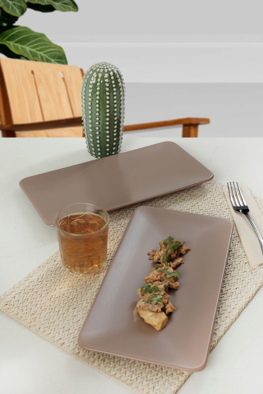 Set platouri servire, Hermia, 275KRM1901, Usor de curatat, Grej - imagine 4